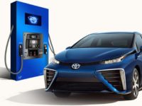 Mirai hydrogen fuel station demo